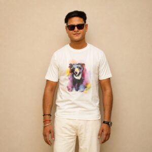 Bear-Y Colorful T-Shirt (White)