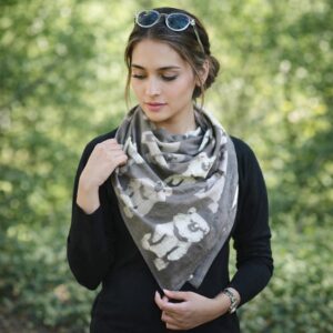 Bear Story Cotton Scarf