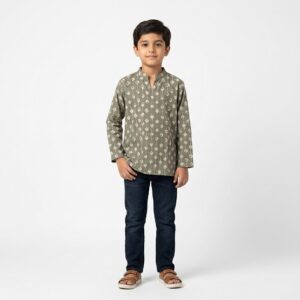 Jungle Trails Kid Kurta