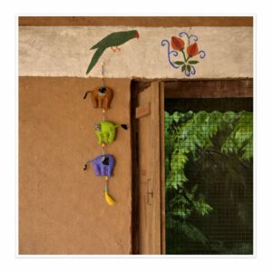 Trio of Joy Elephant Hanging